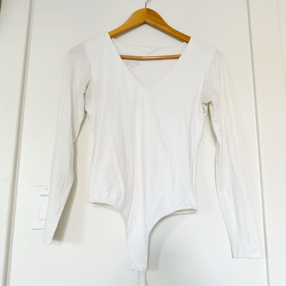 Everlane seamless v neck bodysuit - Picture 4 of 7